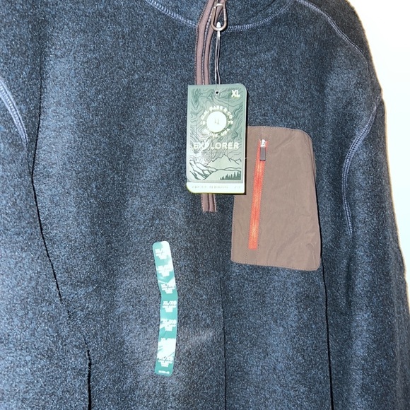 G.H. BASS & CO. Explorer XL mens pullover Artic Terrain 1/4 zip blue nights NWT - Picture 4 of 15